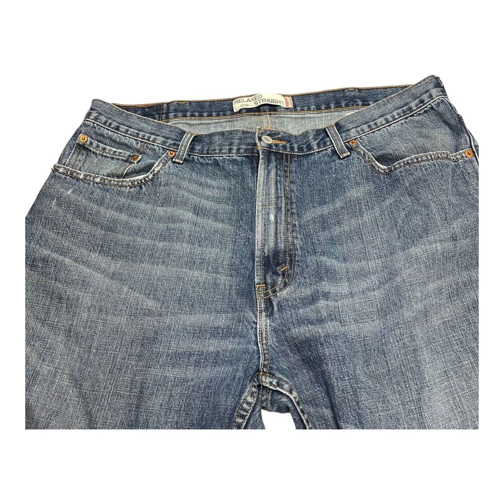 Levi’s 559 Men’s Jeans Blue Relaxed Straight Denim Stretch Measures 39x26.5 - Picture 10 of 13